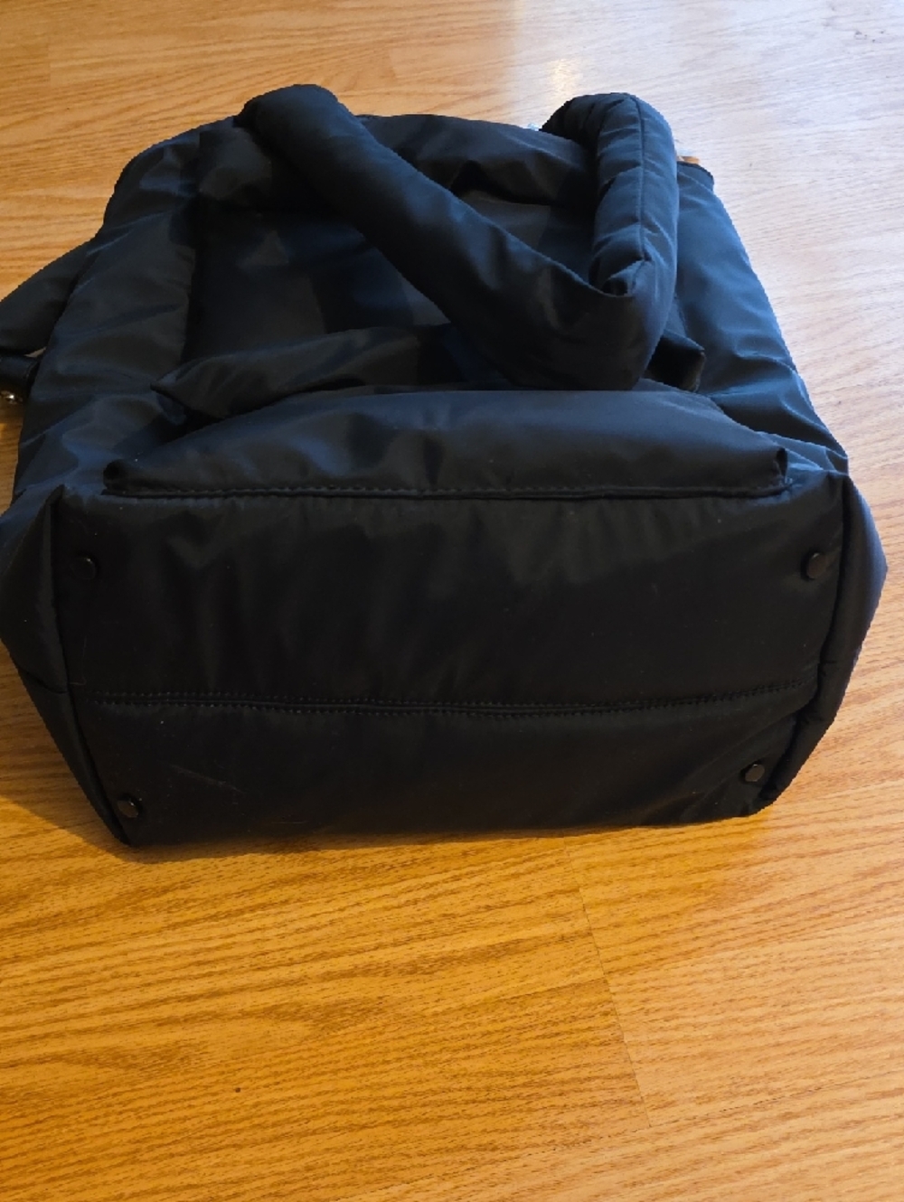 JOAN & DAVID The Capri Black Nylon Workbook Tote - Picture 9 of 14
